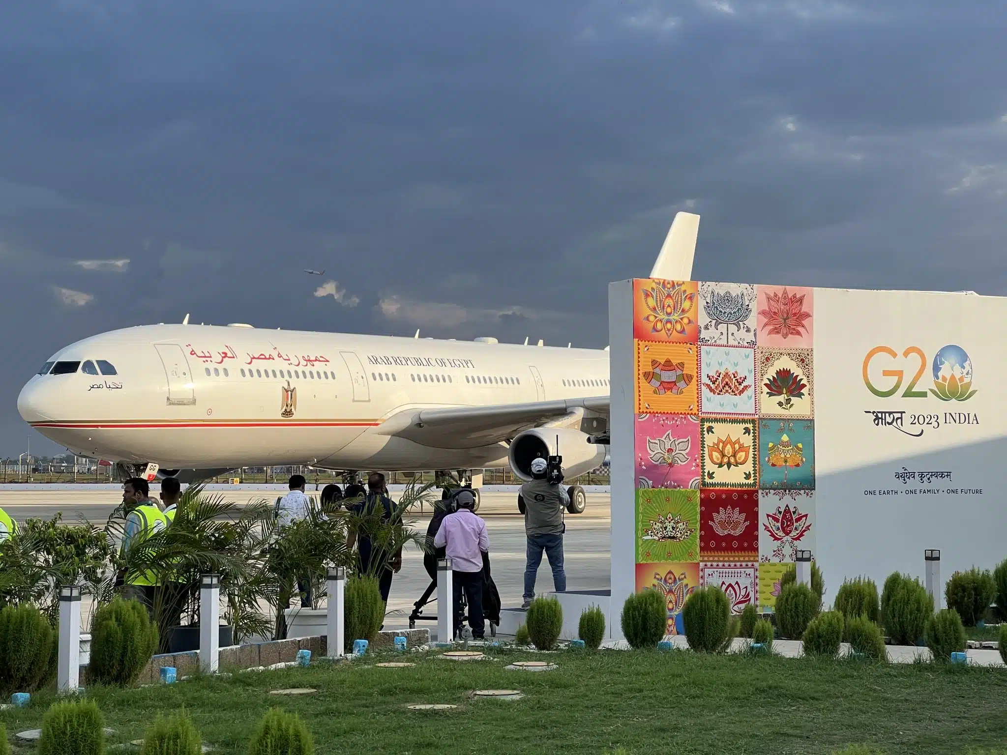 Satellite and RF operations for broadcast coverage of the G20 summit